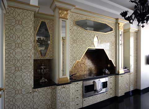 Кухонный гарнитур Материал: Дерево, патина