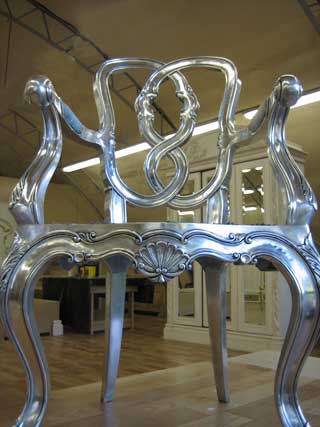 Стул Материал: Дерево, патина