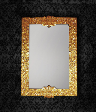 Зеркало: Вишня Материал: Литьевое дерево, зеркало, патина. Автор: Татьяна Комарчук