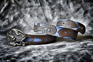 Барс Материал: Бронза Патина Натуральная кожа. Автор: Татьяна Комарчук