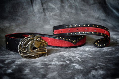 Голова Лошади Материал: Бронза Патина Натуральная кожа. Автор: Татьяна Комарчук