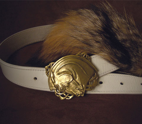 Голова Коня в кельтском узоре Материал: Бронза Патина Натуральная кожа. Автор: Татьяна Комарчук