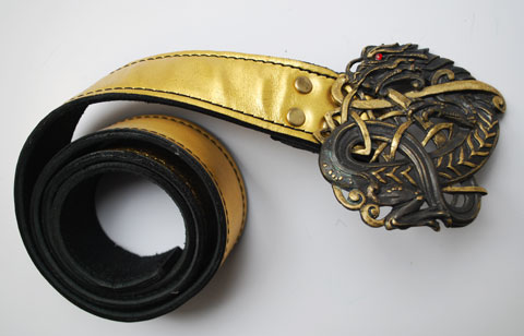 Дракон Материал: Бронза Патина Натуральная кожа. Автор: Татьяна Комарчук