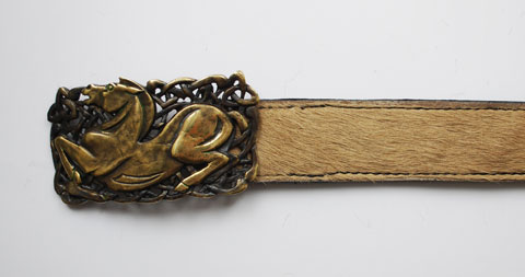 Кельтский Конь Материал: Бронза Патина Натуральная кожа. Автор: Татьяна Комарчук