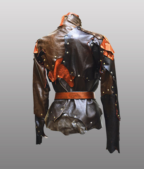 Кожаная куртка в стиле стим-панк Материал: Натуральная кожа, фурнитура. Дизайнер: Татьяна Комарчук
