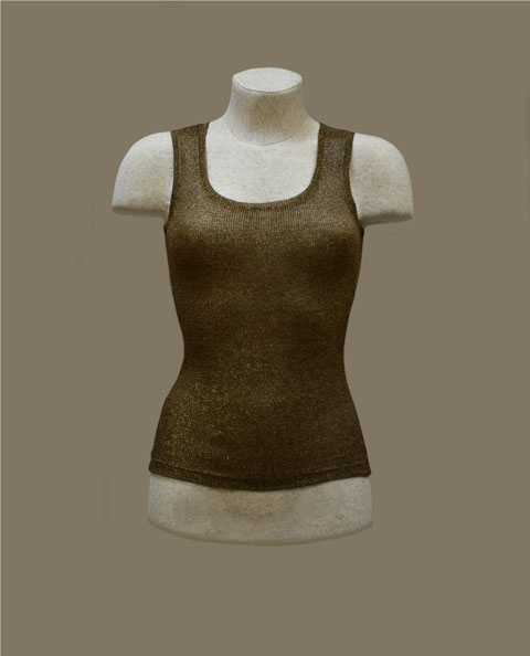 Бронзовый топ. Дизайнер: Елена Трубина