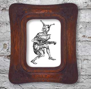 Шут Туш, перо. Автор: Никита Фёклин 