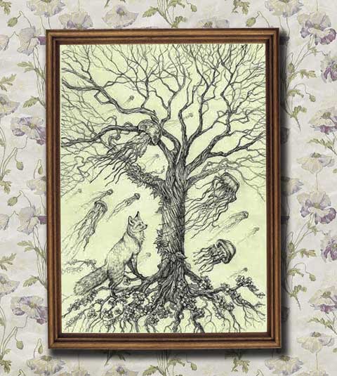 Видение Туш, перо. Автор: Никита Фёклин