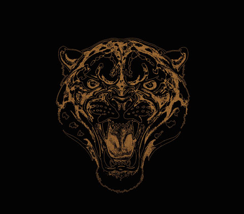 Снежный Барс Туш, перо. Автор: Татьяна Комарчук