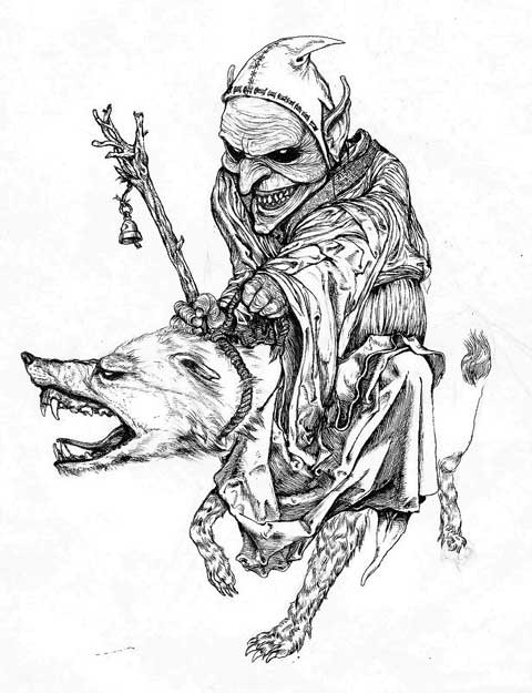 Гоблин Туш, перо. Автор: Никита Фёклин