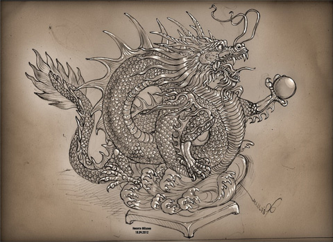 Дракон Фен Шуй Карандаш. Автор: Никита Фёклин