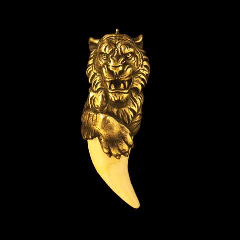Амулет Власть Тигра Навершие Тигр Материал: Бронза. Автор: Татьяна Комарчук