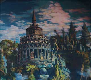 Цветная копия гравюры Аппиева дорога. Автор: Пиранези, Джованни Баттиста Художники: Татьяна Комарчук, Ольга Бутко