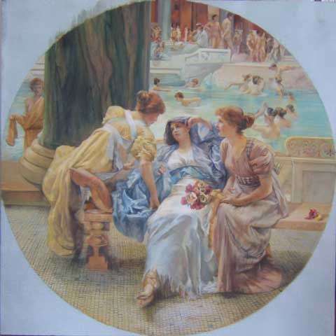 Три Гриции Материал: Акварель. Автор: Ольга Будко