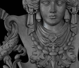 Горельеф для фронтона. Материал: Глина, фибробетон Автор: Татьяна Комарчук