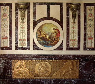 Рельеф: Рим. Материал: Акрил, патина. Автор: Татьяна Комарчук