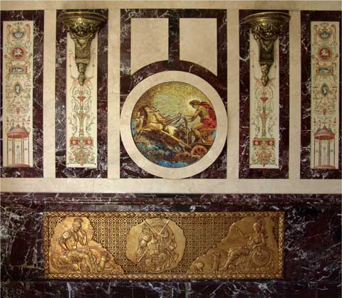 Рельеф в римском стиле Материал: Акрил, патина. Скульптор: Татьяна Комарчук