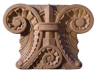 Капитель Материал: палстилин. Скульптор: Татьяна Комарчук