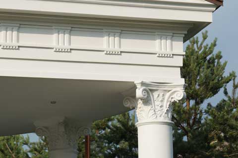 Карниз, фриз, капитель Материал: Бетон, тонировка