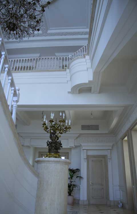 Картуш, фриз Материал: бетон, тонировка