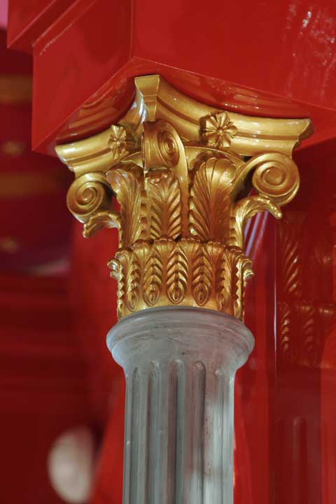 Капитель, колонна Материал: Акрил, гипс, патина