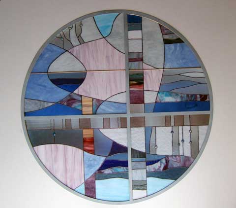 Двери Техника: Тифани Материал: Стекло. Автор: Андрей Ананьев