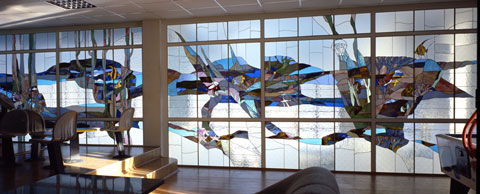 Техника: Тифани Материал: Стекло. Автор: Андрей Ананьев